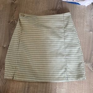 John Galt// Brandy Plaid Skirt